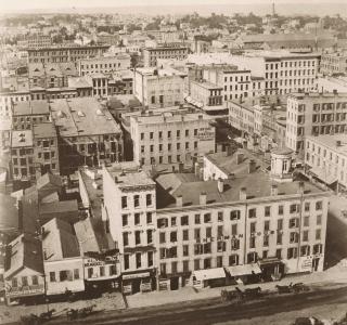 View from Court House Cupola, North; Alexander Hesler, Photograph, 1858 (ichi-05742)