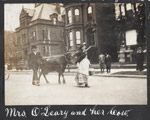Mrs. O'Leary and Her Cow; Charles R. Clark, Photograph, 1911 (ichi-26580)