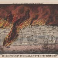 The Destruction of Chicago, 8th, 9th & 10th of October 1871; G. F. Cram, Lithograph, 1871 (ichi-02960)