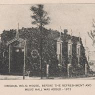 Original Relic House, Before the Refreshment and Music Hall Was Added--1872; Photograph (ichi-51044)