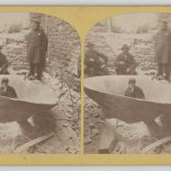 View of the Courthouse Bell after the Fire; Shaw Photographer, Stereograph, 1871 (ichi-64280)