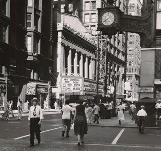 View West on Madison Street; J. Sherwin Murphy, Photograph, 1955 (ichi-64379)