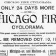 Advertisement for Chicago Fire Cyclorama; from Chicago Daily Tribune, September 17, 1893