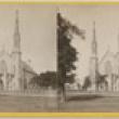 Unity Church before the Fire; J. Carbutt, Stereograph, ca. 1871 (ichi-00351)