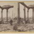 Cooling a Safe Amid the Ruins; Lovejoy & Foster, Stereograph, 1871 (ichi-21520)