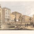 LaSalle Street from Courthouse Square; Louis Kurz for Jevne & Almini, 1866-67 (ichi-63070)