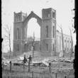 View of Trinity Church after Fire of 1871; Jex Bardwell, Photograph, 1871 (ichi-63815)