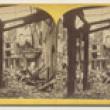 Post Office and Custom House after the Fire; P. B. Greene, Stereograph, 1871 (ichi-64153)