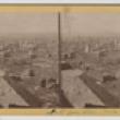 View of Unity and New England Churches, from the Water Tower, after the Fire; J. H. Abbott, Stereograph, 1871 (ichi-64283)